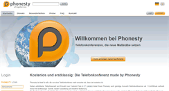 Desktop Screenshot of phonesty.de