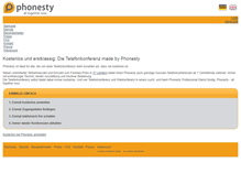 Tablet Screenshot of phonesty.de